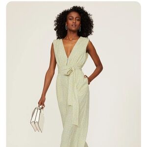 Derek Lam 10 Leaf Plunge Jumpsuit